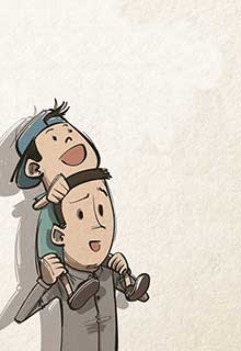 Bìa truyện Ba Tiểu Ác Ma, Hãy Để Cha Yên!! - Lục Nguyệt Mục Thủy