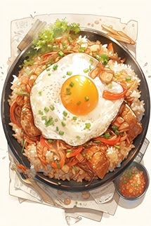 Bìa truyện Bạch Nguyệt Quang Của Cậu Ấy… Là Cơm Chiên Trứng