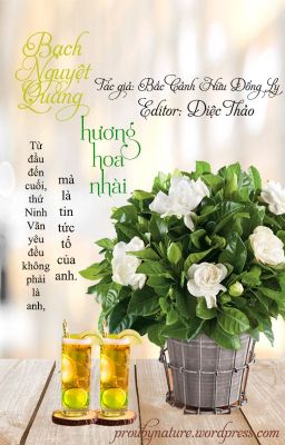Bìa truyện Bạch Nguyệt Quang Hương Hoa Nhài - Bắc Cảnh Hữu Đống Ly