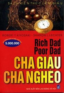 Bìa truyện Cha Giàu Cha Nghèo - Robert Kiyosaki Sharon Lechter