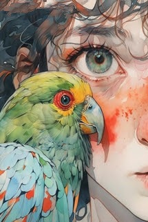 Bìa truyện Con Vẹt Biết Nói - Lạc Khả Khả