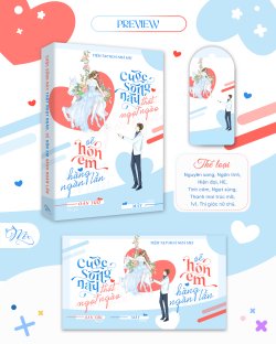 Bìa truyện Cuộc Sống Này Thật Ngọt Ngào, Sẽ Hôn Em Hàng Ngàn Lần - Oản Tửu