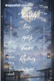 Bìa truyện Đúng Lúc Gặp Mưa Không Ngớt - Trầm Tiêu Chi - Trầm Tiêu Chi