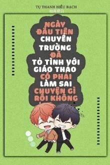 Bìa truyện Ngày Đầu Tiên Chuyển Trường Đã Tỏ Tình Với Hotboy Trường Có Phải Hơi Sai Sai?
