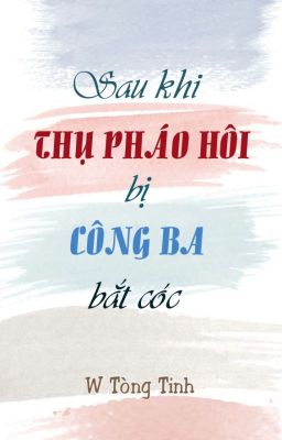 Bìa truyện Sau Khi Thụ Pháo Hôi Bị Công Ba Bắt Cóc - W Tòng Tinh