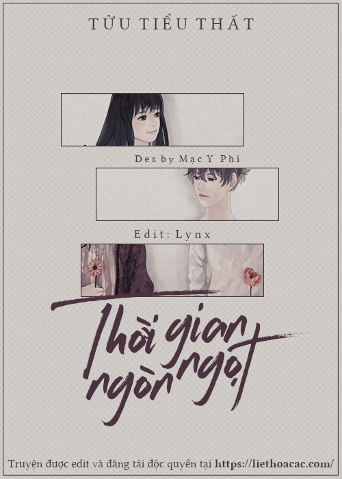 Bìa truyện Thời Gian Ngòn Ngọt - Tửu Tiểu Thất