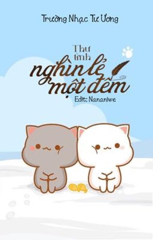 Bìa truyện Thư Tình Nghìn Lẻ Một Đêm - Trường Nhạc Tư Ương