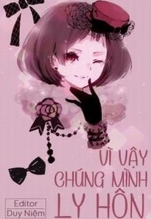 Bìa truyện Vì Vậy Chúng Mình Ly Hôn - Phong Tử