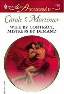Bìa truyện Wife By Contract, Mistress By Demand - Carole Mortimer